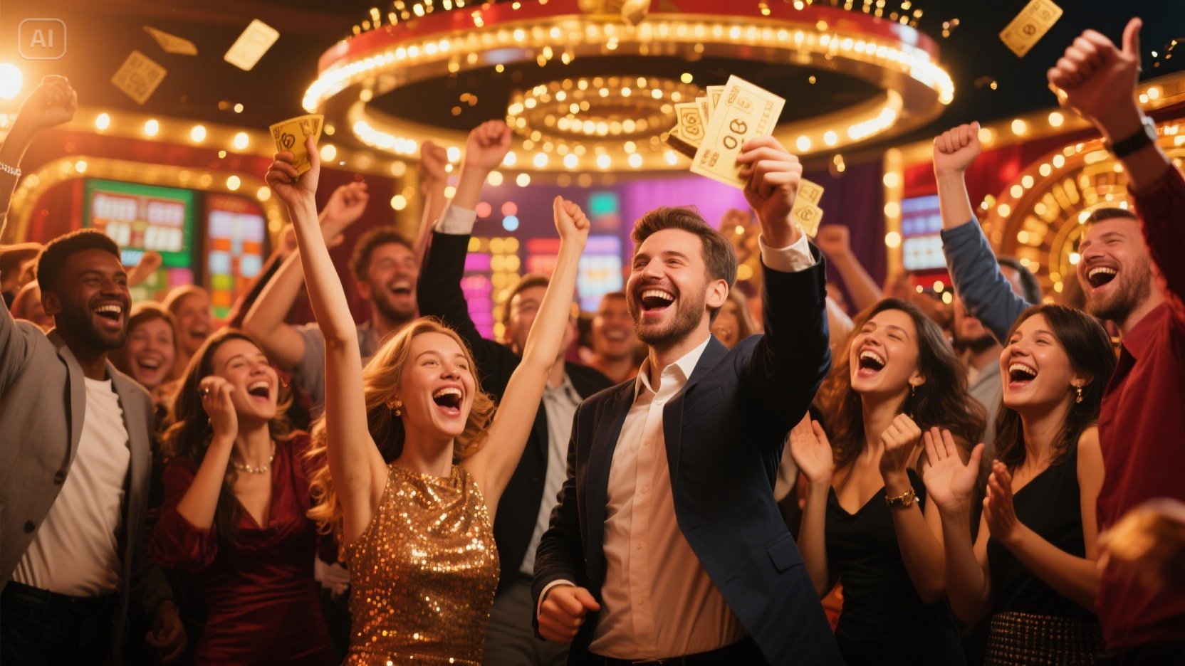 Casino lucky spin win game desktop and mobile interfaces