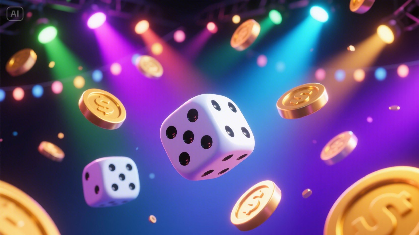 Casino lucky spin win game desktop and mobile interfaces